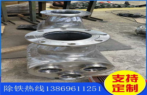 液體管道除鐵器，重慶強磁液體管道除鐵器_重慶強磁液體管道除鐵器應用安裝示意圖型12000高斯_可定制工作原理