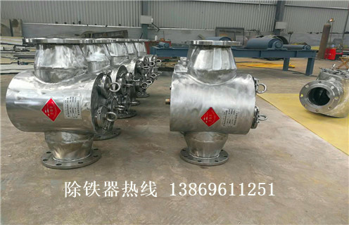 液體管道除鐵器，成都液體管道式除鐵器_遠力成都液體管道式除鐵器安裝說(shuō)明書(shū)12000高斯 可定制工作原理_安裝示意圖